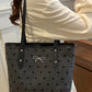 Bow Trim Polyester Tote Bag