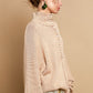 POL Pearl Detail Turtleneck Long Sleeve Sweater