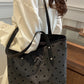 Bow Trim Polyester Tote Bag