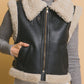 Love Tree Sherpa Zip Up Vest with Pockets