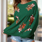 Sequin Gingerbread Man Long Sleeve Sweatshirt