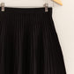 HYFVE High Waist Knit Pleated Flare Mini Skirt