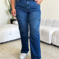 Judy Blue Full Size High Waist Straight Cargo Jeans