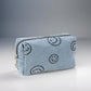 Zenana Smiley Face Corduroy Cosmetic Pouch