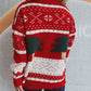 Christmas Tree Mock Neck Long Sleeve Sweater