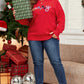 Plus Size MERRY Round Neck Long Sleeve Sweater