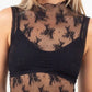 Lace Mock Neck Top