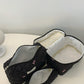 3 Piece Bow Quilted Cloth Storage Bag Set