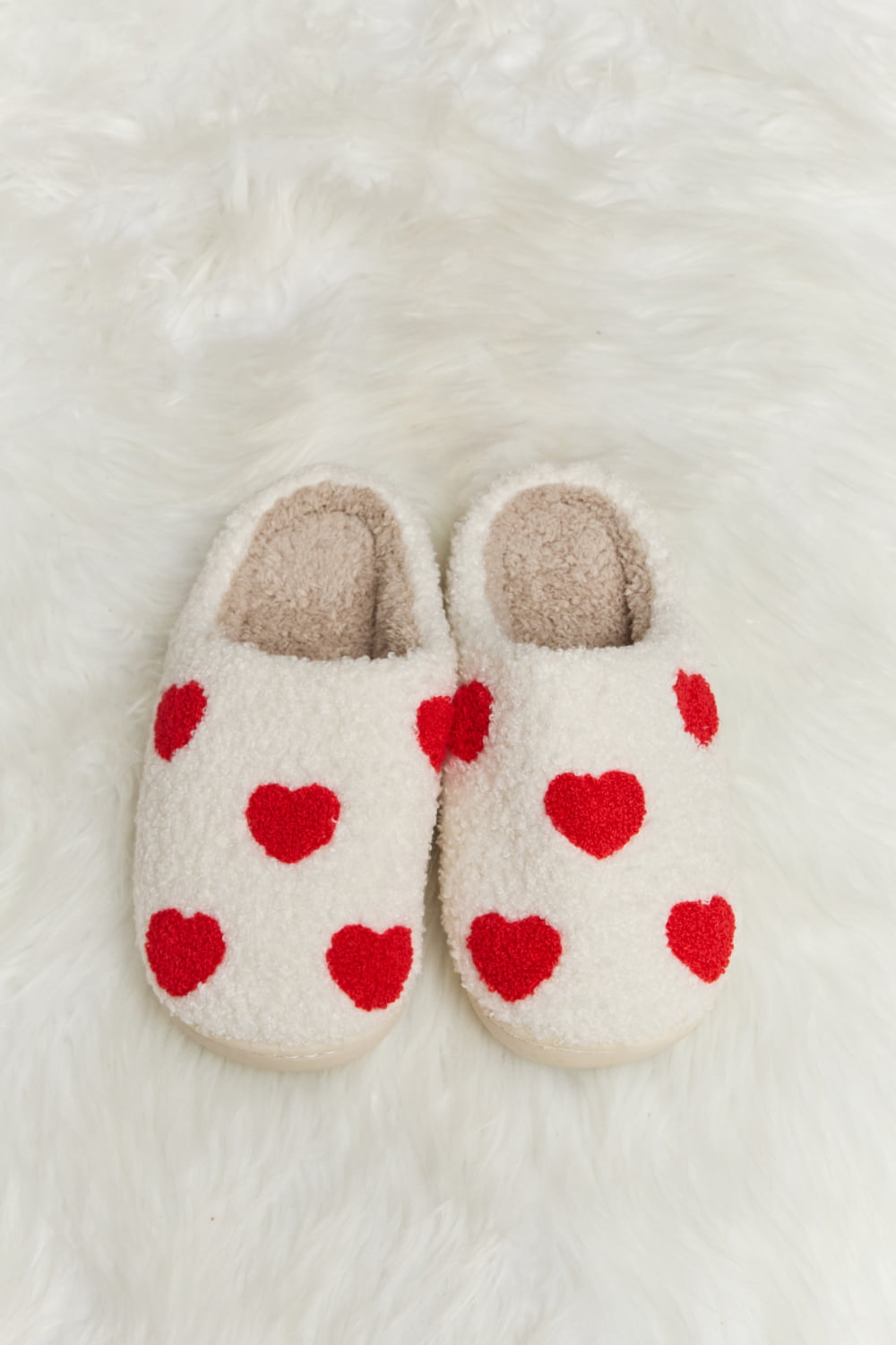 Melody Printed Plush Slide Slippers