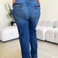 Judy Blue Full Size High Waist Straight Cargo Jeans