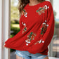 Sequin Gingerbread Man Long Sleeve Sweatshirt