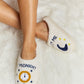 Melody Printed Plush Slide Slippers