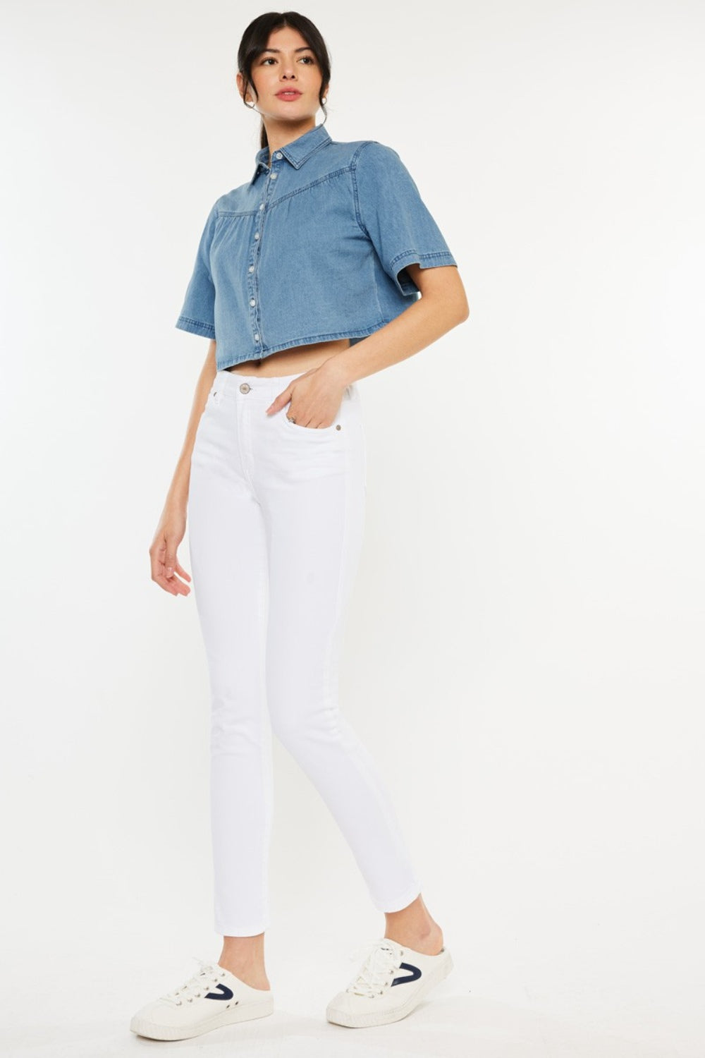 Kancan High Rise Ankle Skinny Jeans