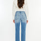 Kancan Distressed Frayed Hem Cropped Jeans