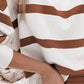 Striped Round Neck Long Sleeve Top and Pants Set