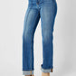 Judy Blue Full Size High Waist Front Seam Detail Straight Jeans