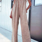 V-Neck Wide Leg Denim Jumpsuit