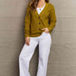 Zenana Kiss Me Tonight Full Size Button Down Cardigan in Chartreuse