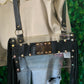 LV Clear Fringe Stadium Crossbody - Black Leather - bluehighlandbtq