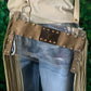 LV Clear Fringe Stadium Crossbody - Cream & Brown Cowhide - bluehighlandbtq
